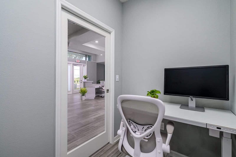 One of our unique one-person shared office space wesley chapel
