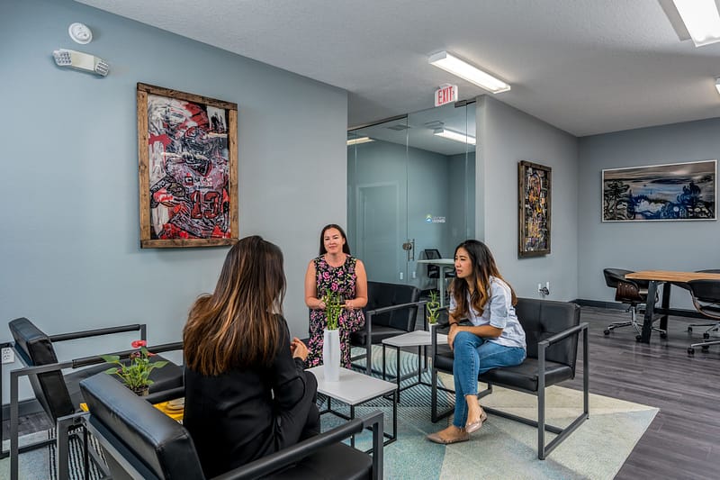 Open work space land o' lakes at Mango Space